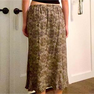 Christopher & Banks Floral Maxi Skirt